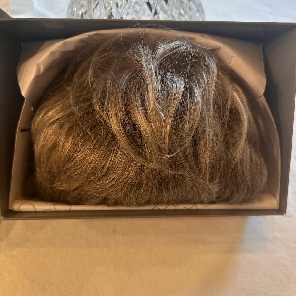 Rachel Welsh WINNER Stylish Gray Pixie Cut Wig R119G Gradient Smoke - Picture 8 of 11